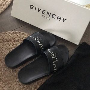 Givenchy black slides